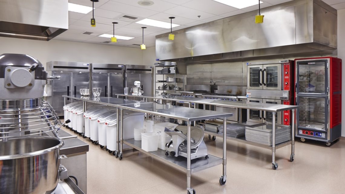 View of Kitchen-food prep area with equipment